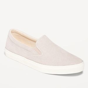 Old Navy Perforated Faux-Suede Slip-On Sneakers